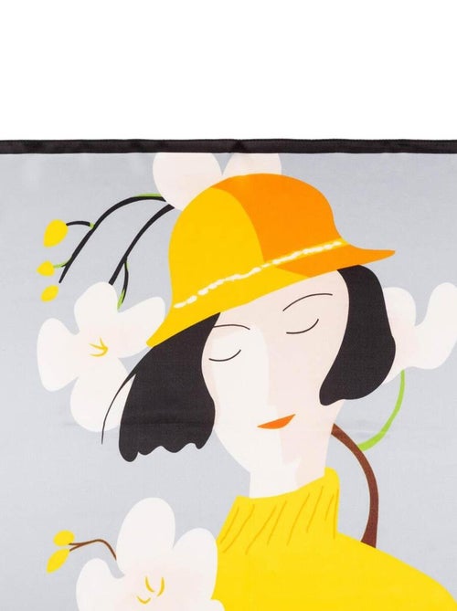 Carré de soie Piccolo Amarelo - Kiabi