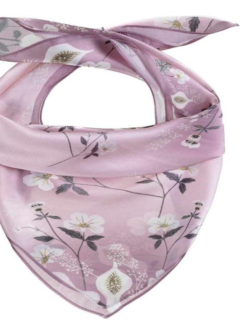 Carré de soie Piccolo Dolce Rose - Kiabi