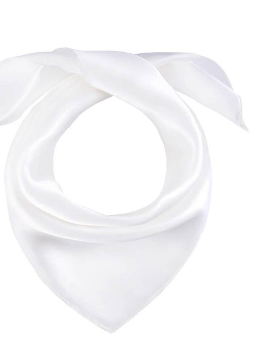 Carré de soie Piccolo uni - Kiabi