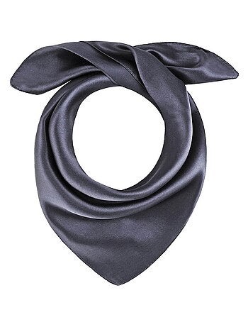Grand Foulard Carré Enrico Coveri – Soie Vintage – Motif Zèbre – Bleu Et Rose – Femme
