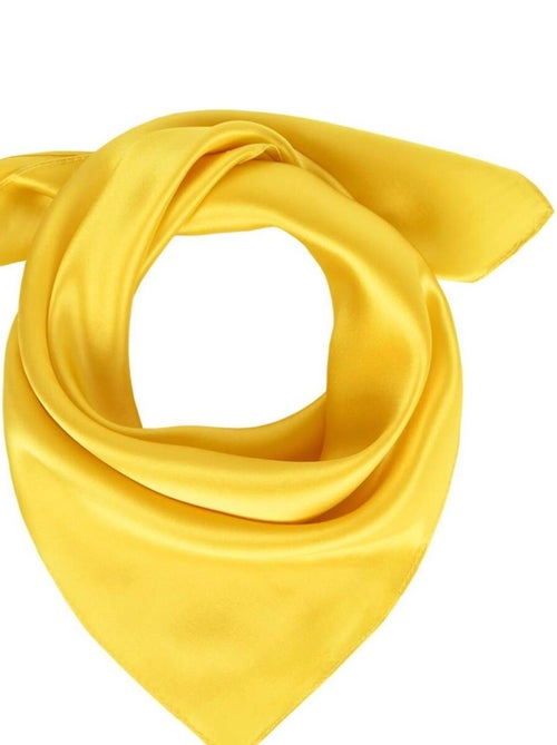 Carré de soie Piccolo uni - Kiabi