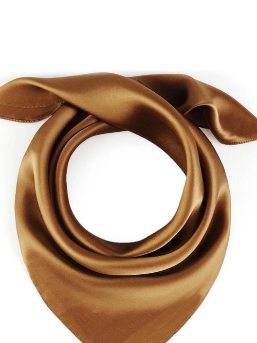 Carré de soie Piccolo uni - Kiabi