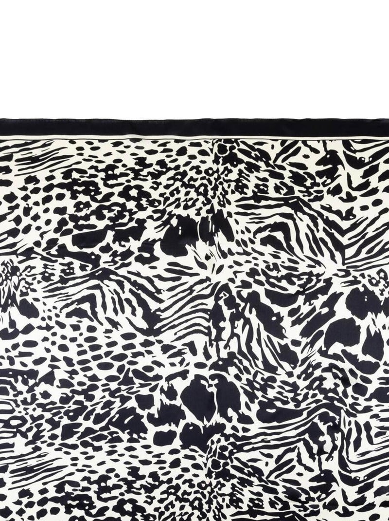 Carré de soie Premium Anija Noir - Kiabi