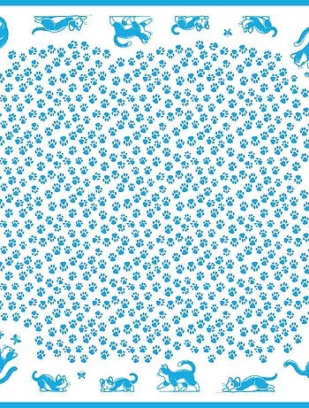 Carré de Soie Prémium Funny Cats - 65 x 65 cm