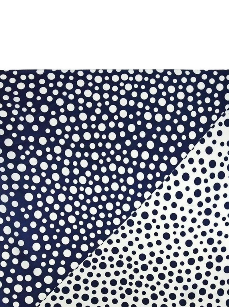 Carré de soie Premium Ofana Bleu marine - Kiabi