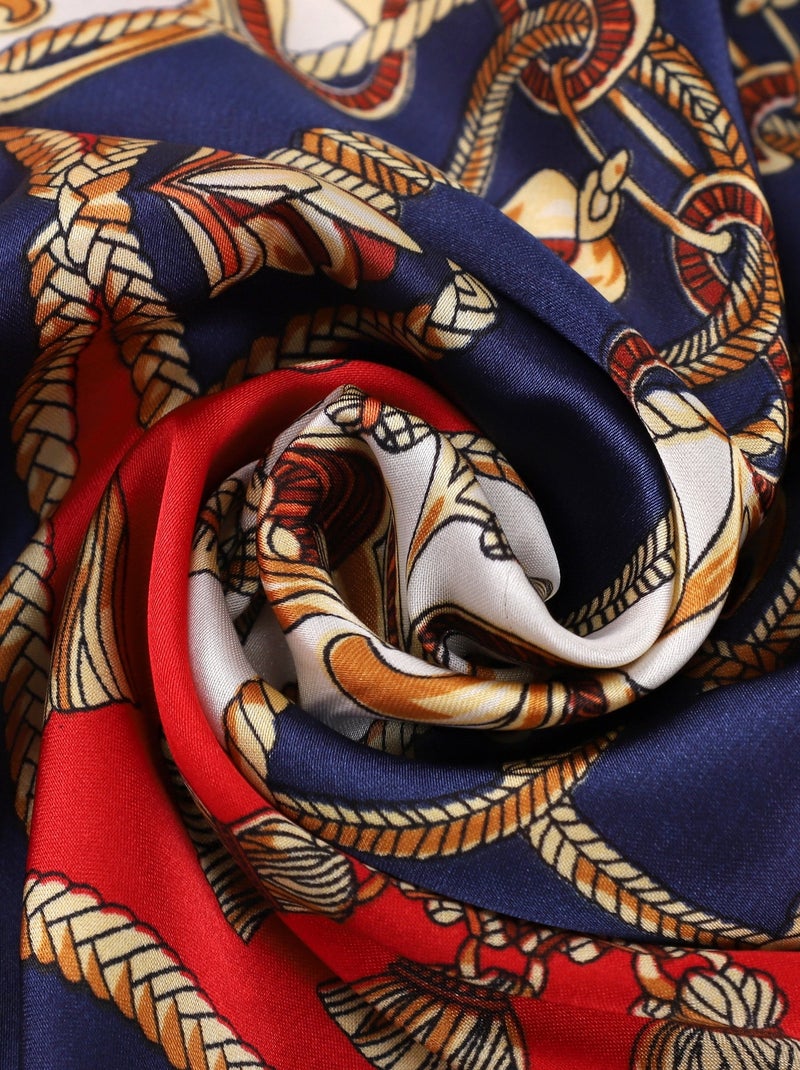 Carré de Soie PRINCE Bleu - Kiabi