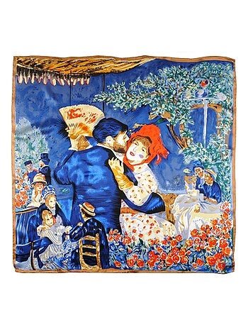 Carré de soie Renoir "Danse à la campagne