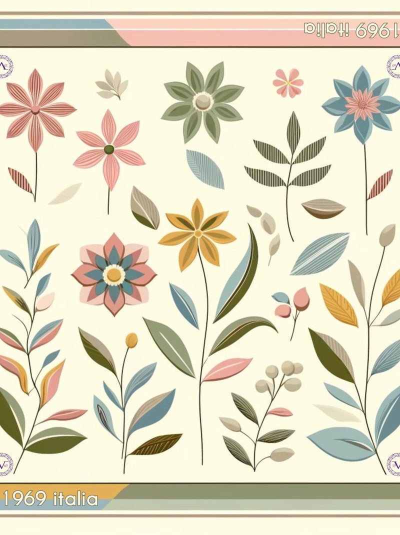Carré de soie Simple Nature Multicolore - Kiabi
