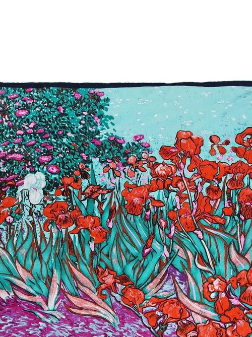Carré de soie Van Gogh "Iris" - Kiabi