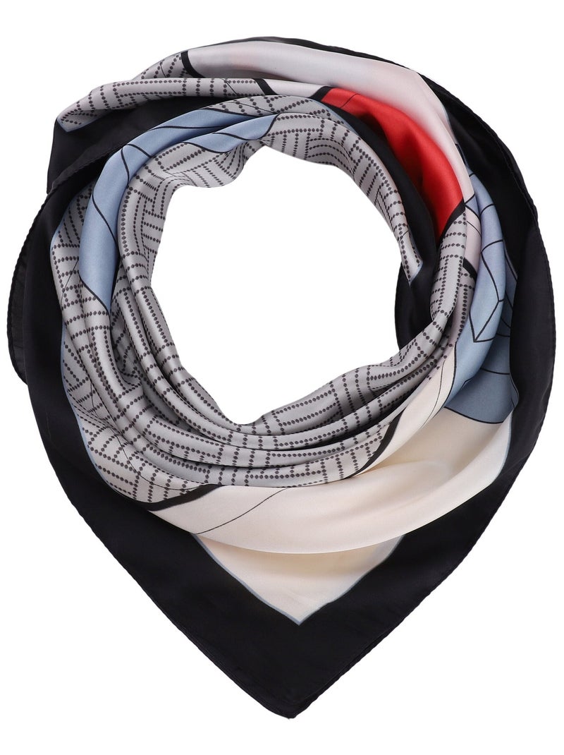 Carré de Soie YOUCHIC Noir - Kiabi