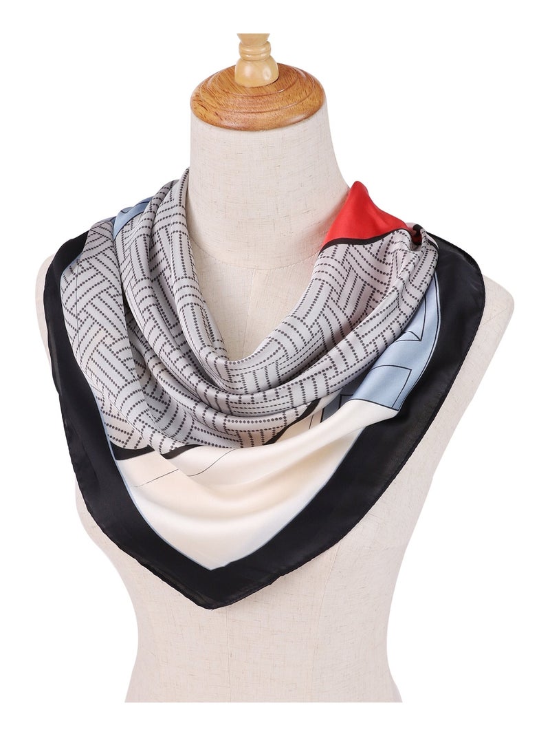 Carré de Soie YOUCHIC Noir - Kiabi