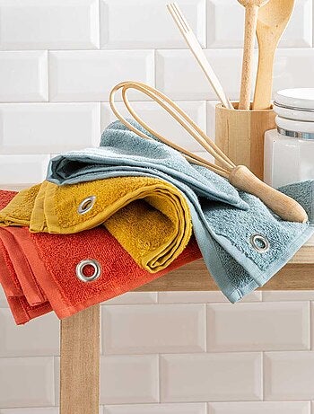 Carré éponge uni en coton, UNIS