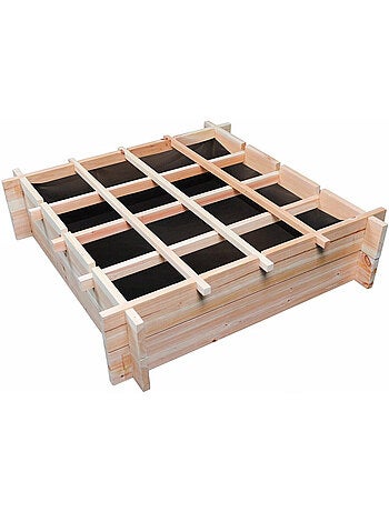 Carré potager en bois