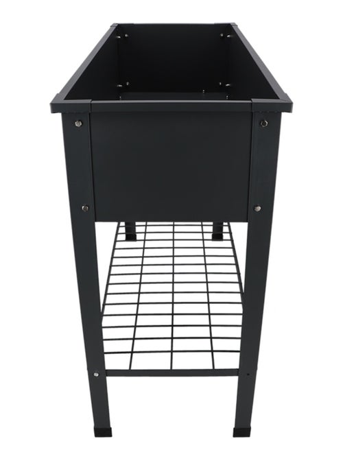 Carré potager en métal anthracite - Kiabi