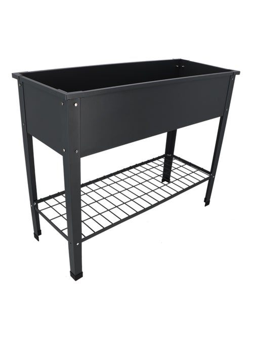 Carré potager en métal anthracite - Kiabi
