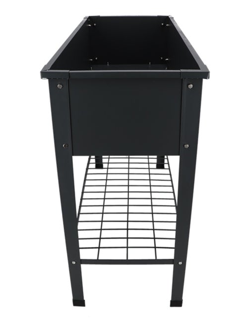 Carré potager en métal anthracite - Kiabi