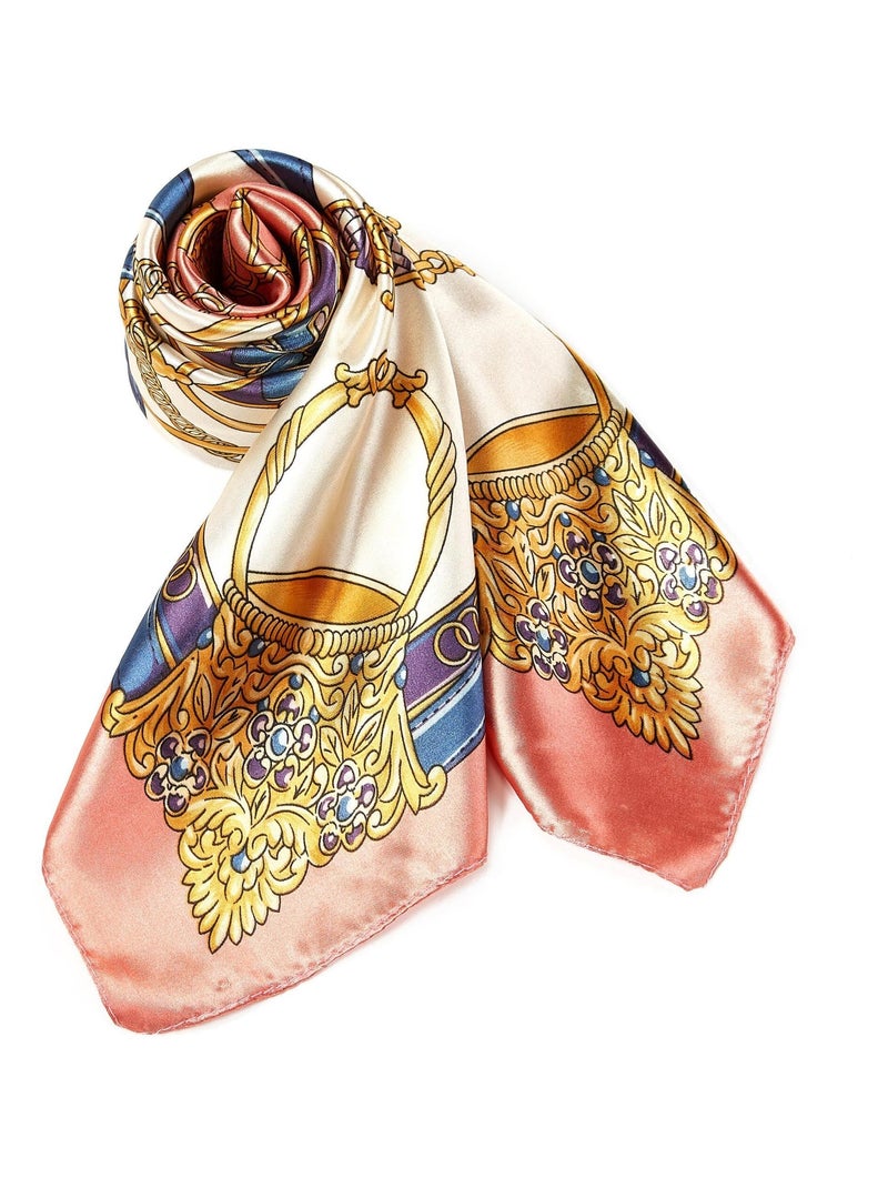 Carré Soie Belt Rose - Kiabi