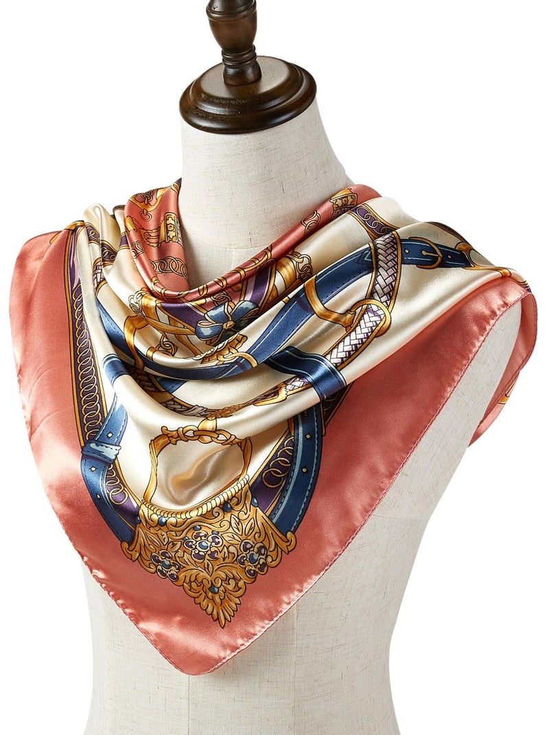 Carré Soie Belt Rose - Kiabi