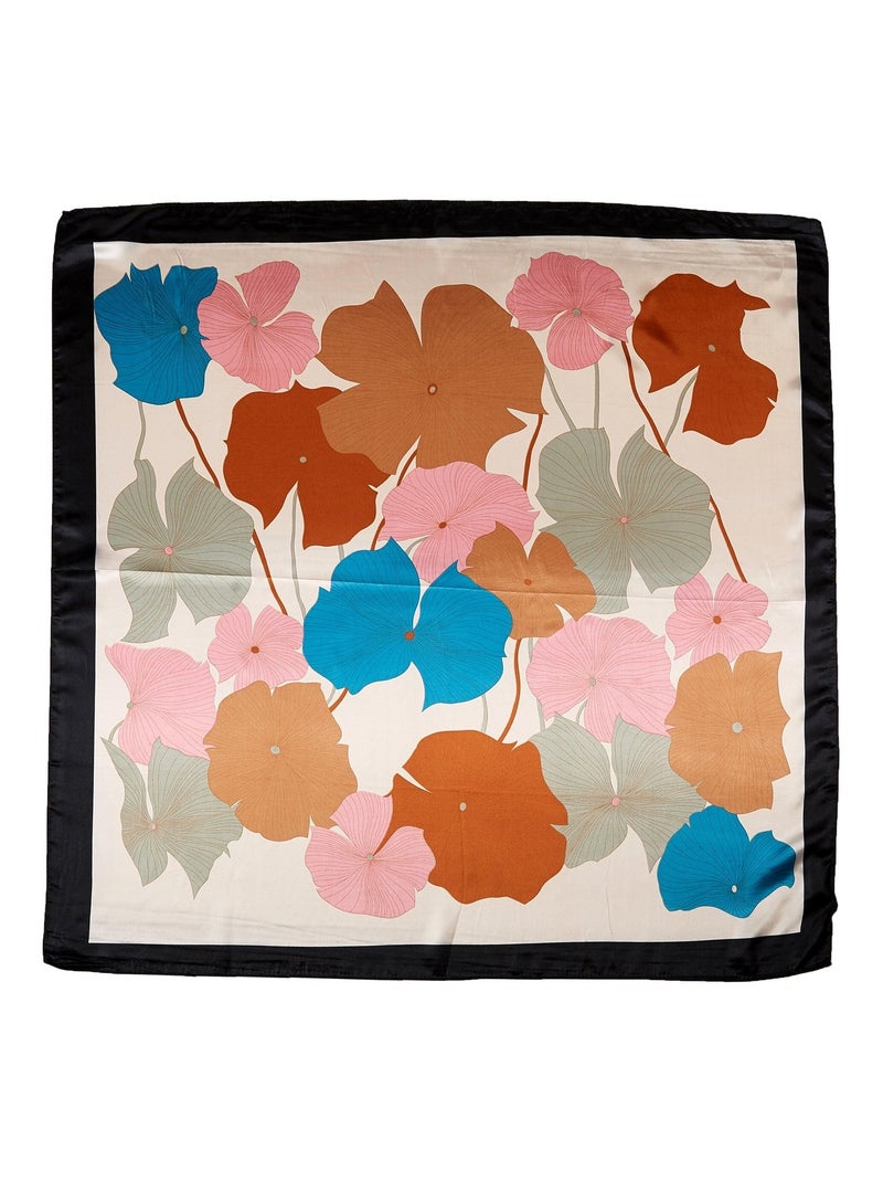 Carré Soie Bigflow Rose - Kiabi
