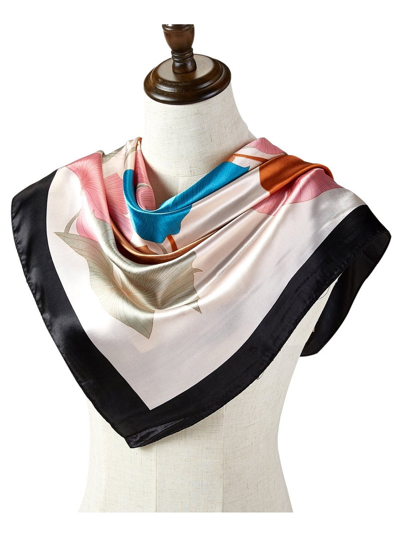 Carré Soie Bigflow Rose - Kiabi