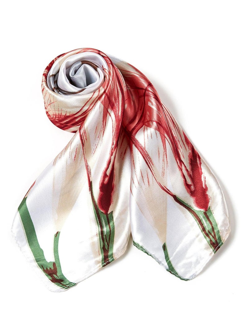 Carré Soie Classicflow Blanc - Kiabi
