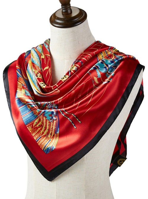 Carré Soie Feather - Kiabi Carré Soie Feather - Kiabi
