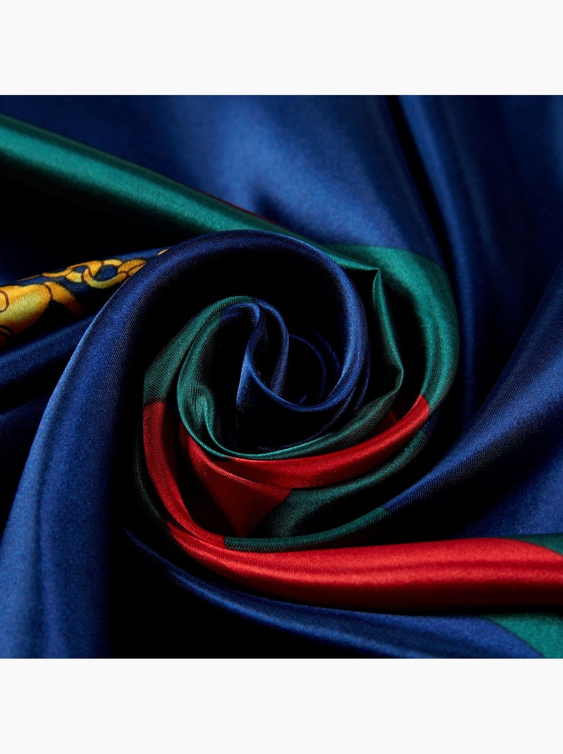 Carré Soie Italian Bleu - Kiabi