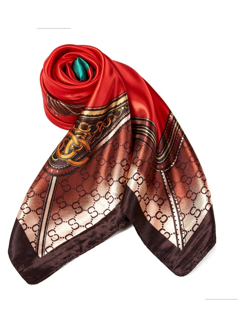 Carré Soie Italian Rouge - Kiabi