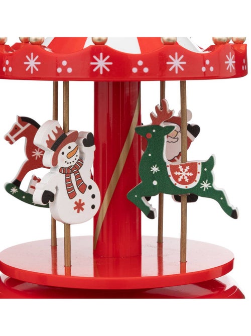 Carrousel musical père noël et bonhomme de neige - Kiabi