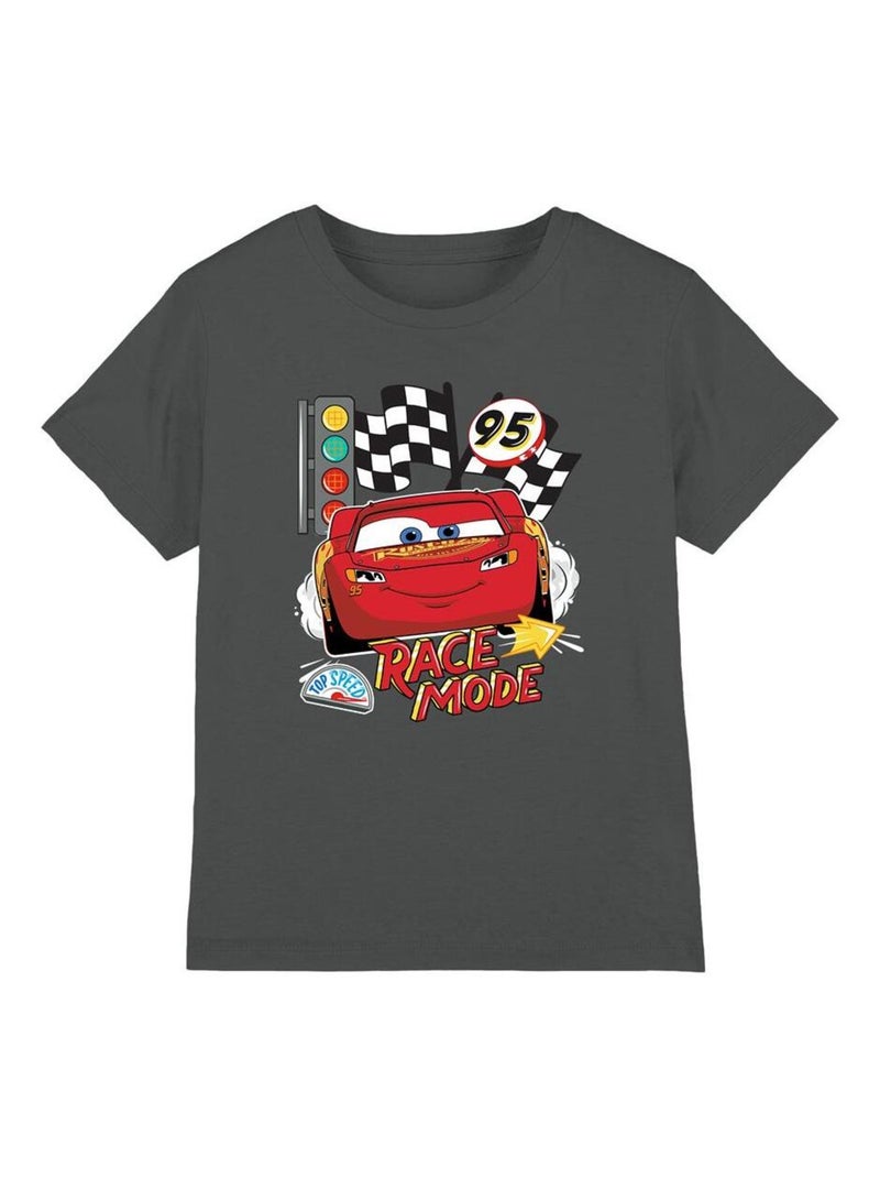 Cars - T-shirt RACE MODE Gris Noir - Kiabi