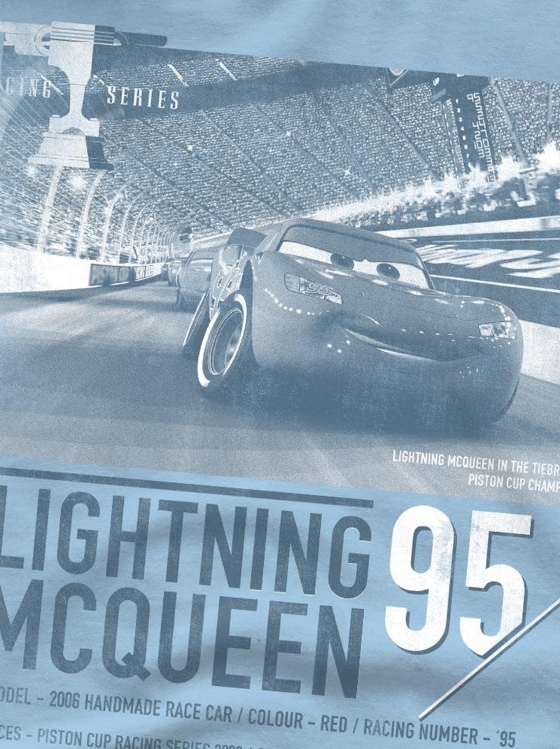 Cars - T-shirt RACING SERIES Bleu clair - Kiabi