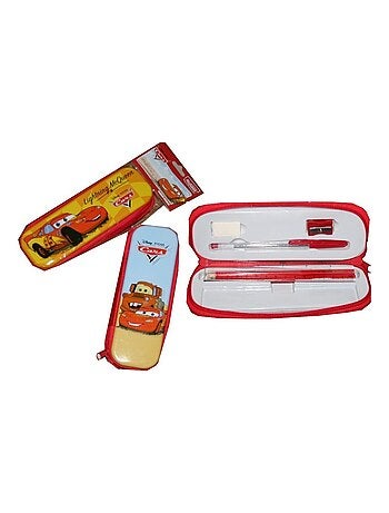 CARS Disney Plumier garni trousse