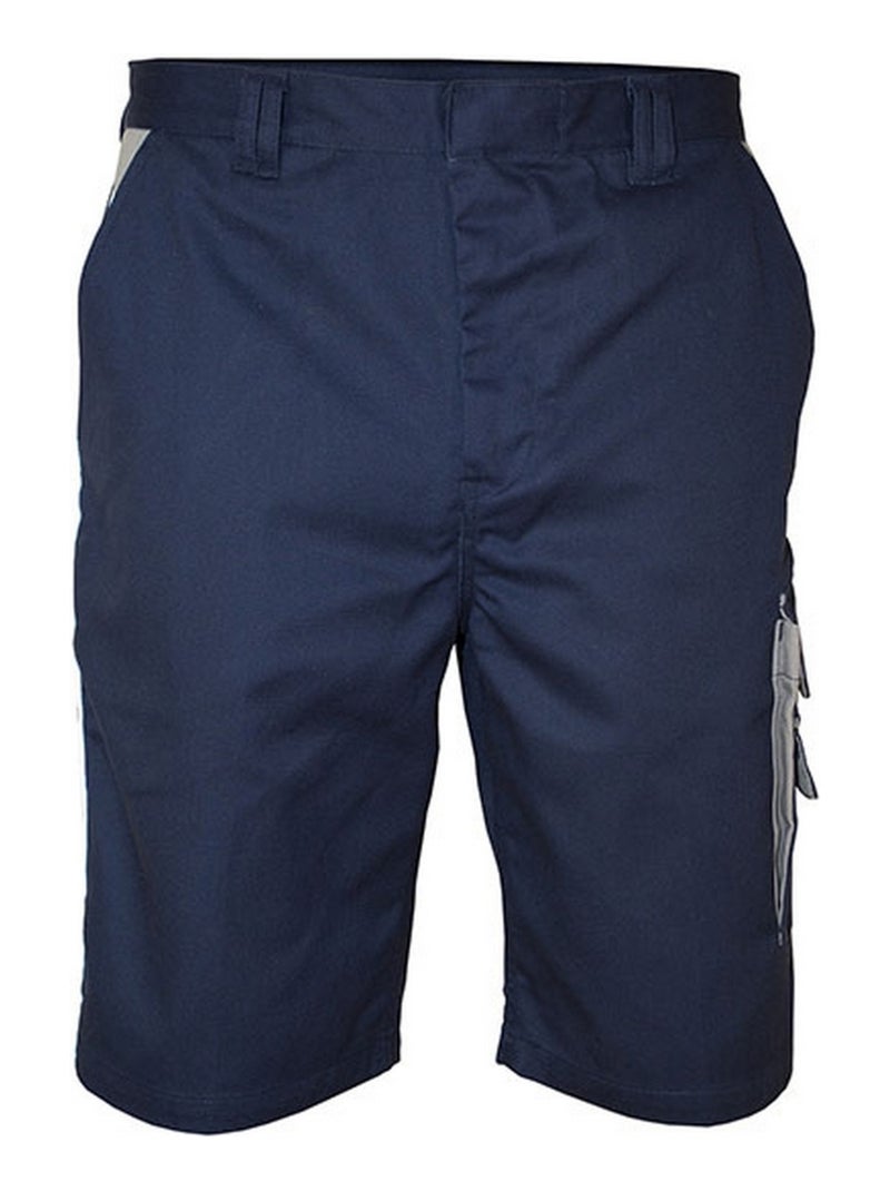 Carson Contrast - Short de travail Bleu Blanc - Kiabi