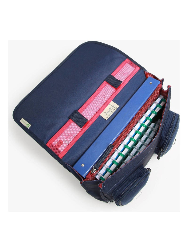 Cartable 2 Compartiments Cameleon Bleu - Kiabi