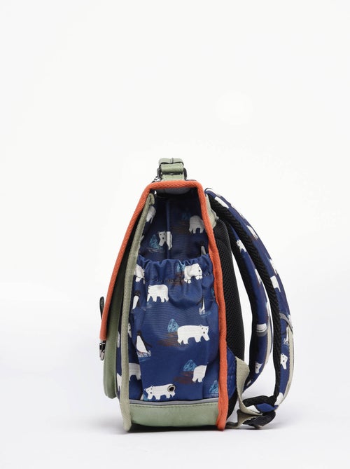 Cartable 2 Compartiments Cameleon Polyester - Kiabi