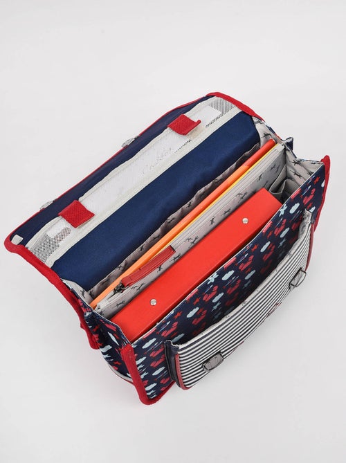 Cartable 2 Compartiments Cameleon Polyester Recycle - Kiabi