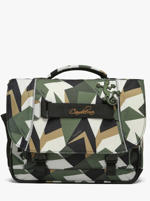 Cartable 2 Compartiments Futur Cameleon Polyester Recycle - Kiabi