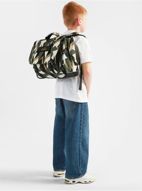 Cartable 2 Compartiments Futur Cameleon Polyester Recycle - Kiabi