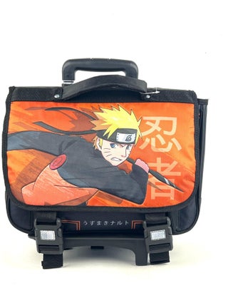 Cartable 2 soufflets à roulettes Naruto