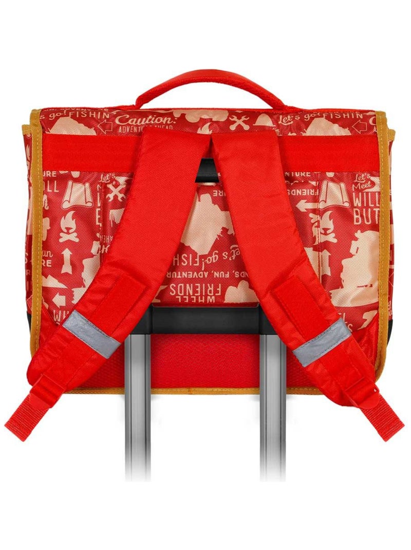 Cartable 2.0 - Disney Cars 3 Desert Road - Rouge - Taille Unique Rouge - Kiabi