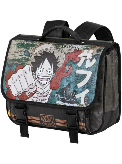 Cartable 2.0 - One Piece Map - Brun - Taille Unique - Kiabi