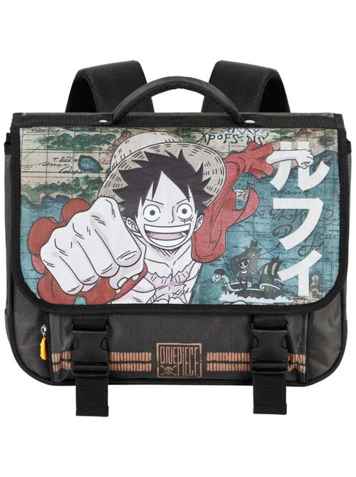Cartable 2.0 - One Piece Map - Brun - Taille Unique - Kiabi