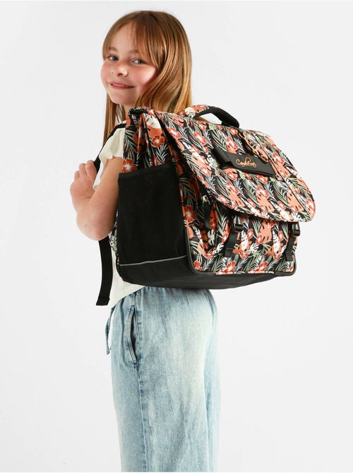 Cartable 3 Compartiments Cameleon Polyester Recycle - Kiabi