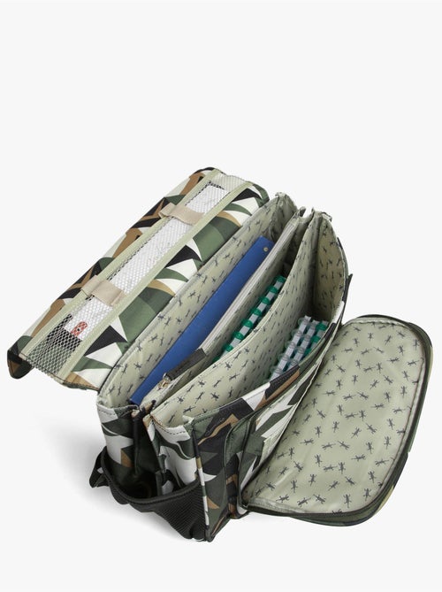 Cartable 3 Compartiments Futur Cameleon Polyester Recycle - Kiabi Cartable 3 Compartiments Futur Cameleon Polyester Recycle - Kiabi