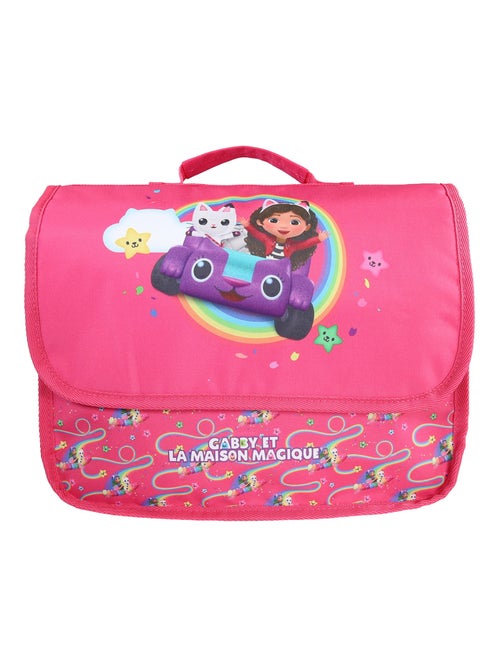Cartable 32cm Gabby et La Maison Magique rose - Bagtrotter - Kiabi