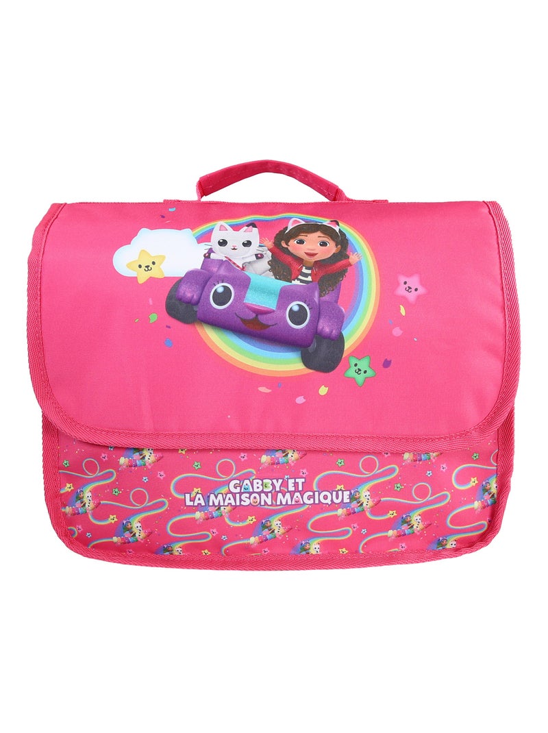 Cartable 32cm Gabby et La Maison Magique rose - Bagtrotter Rose - Kiabi