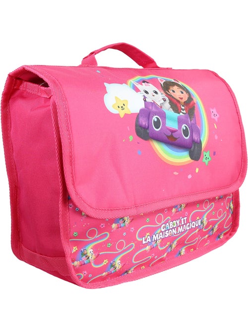 Cartable 32cm Gabby et La Maison Magique rose - Bagtrotter - Kiabi