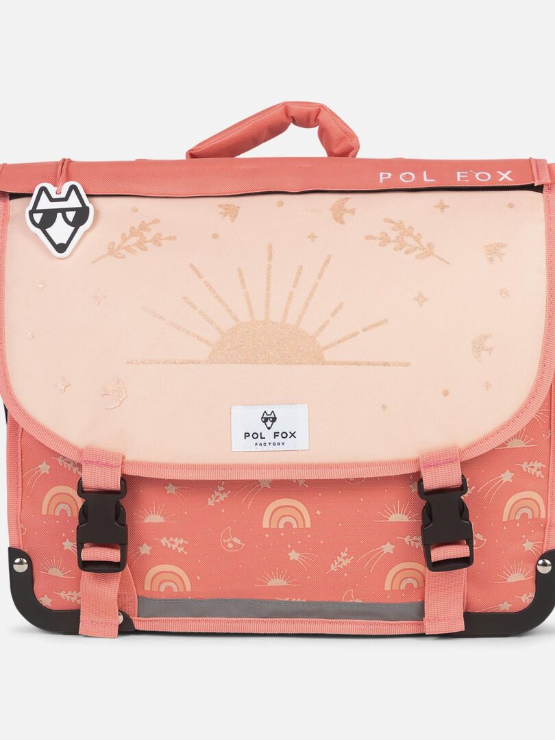 CARTABLE 35 CM POL FOX MOON Rose pale Kiabi 54.90