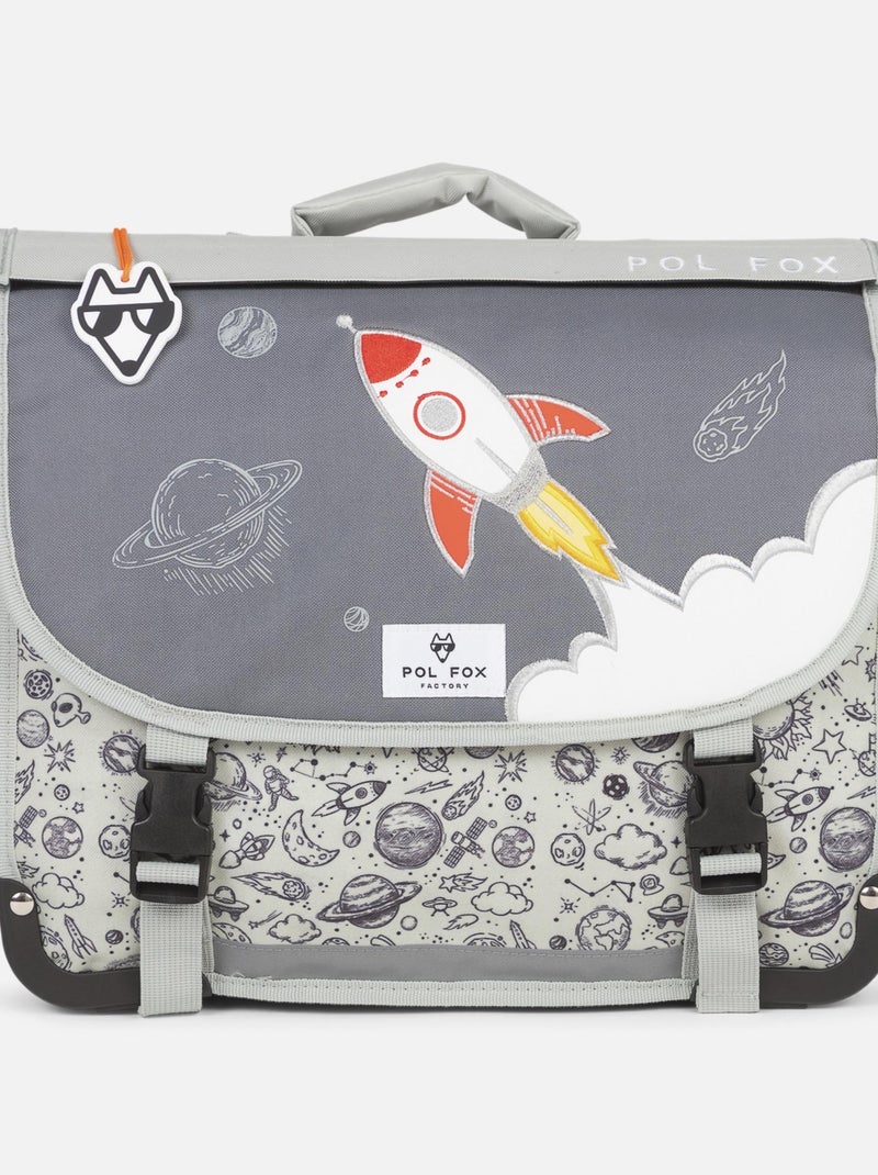 CARTABLE 35 CM POL FOX ROCKET Gris clair - Kiabi
