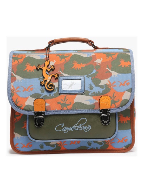 Cartable 35cm Retro Caméléon 2 compartiments - CP - Kiabi